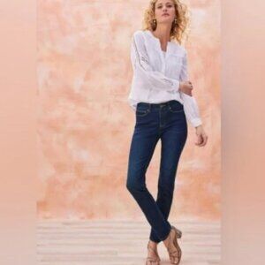 Soft Surroundings The Ultimate Denim Relaxed Straight Jeans Size 1X